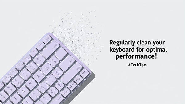 Regularly Clean Your Keyboard for Optimal Performance! #TechTips