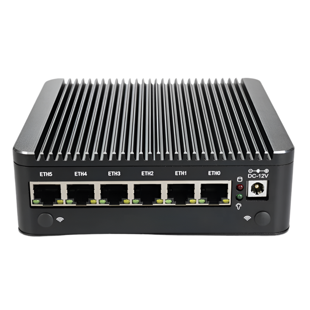 Intel N100 Soft Router 6 Lans i226-V 2.5G Fanless Mini PC
