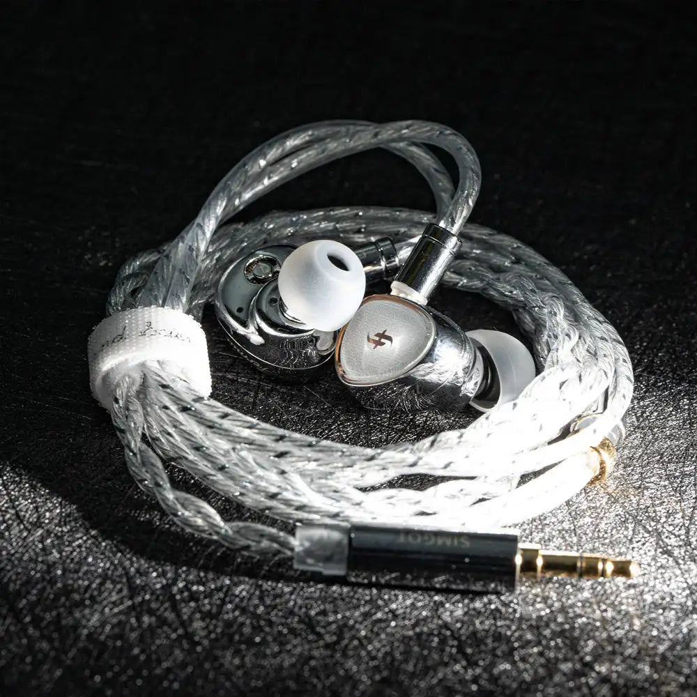 SIMGOT EA1000 Fermat Dual-Magnet Dual-Cavity DD+PR Structure HiFi Earphones IEM Wired Earbuds with Detachable Cable for Musician