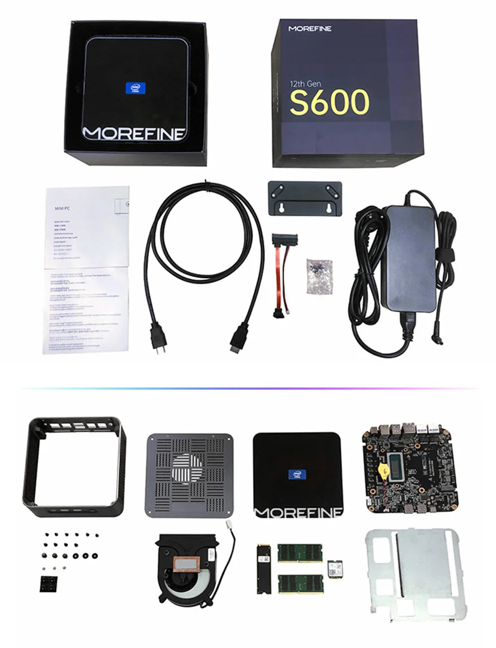 MOREFINE S600 13th Gen Intel  i9 12900HK Mini PC