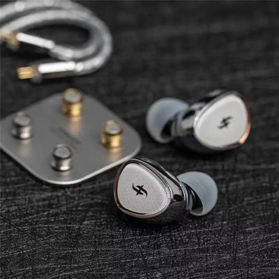 SIMGOT EA1000 Fermat Dual-Magnet Dual-Cavity DD+PR Structure HiFi Earphones IEM Wired Earbuds with Detachable Cable for Musician
