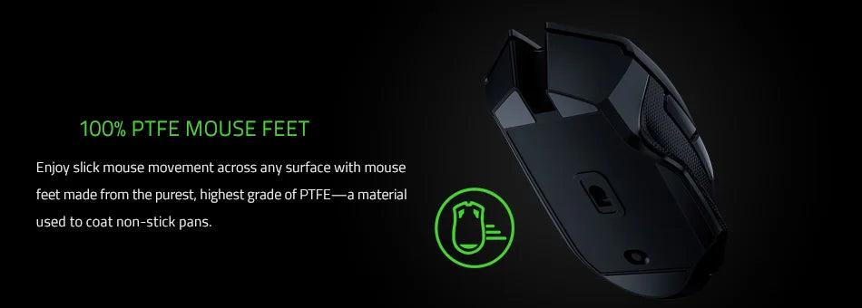 Razer Naga Left-Handed - Ergonomic MMO Gaming Mouse with 12 Programmable Thumb Buttons - 20,000 DPI