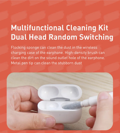 Hagibis Keyboard Cleaning Brush Computer Earphone Cleaning tools Keyboard Cleaner  keycap Puller kit for PC Airpods Pro 1 2