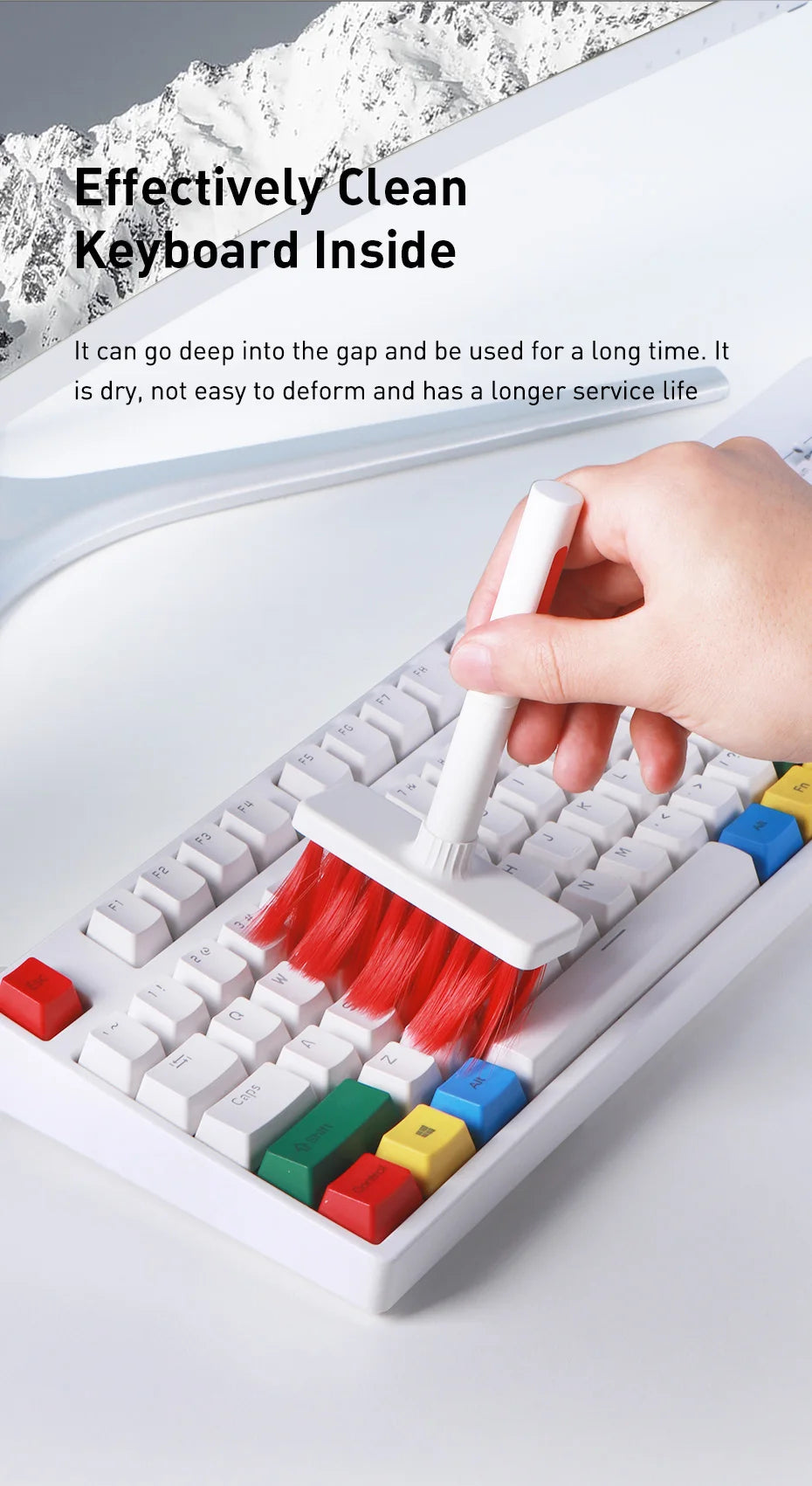 Hagibis Keyboard Cleaning Brush Computer Earphone Cleaning tools Keyboard Cleaner  keycap Puller kit for PC Airpods Pro 1 2