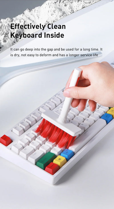 Hagibis Keyboard Cleaning Brush Computer Earphone Cleaning tools Keyboard Cleaner  keycap Puller kit for PC Airpods Pro 1 2