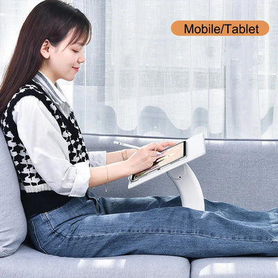 OATSBASF Portable Laptop Stand Notebook Stand Multi Function Desk For Macbook Air Pro Bed Room Reading Desk iPad Cooling Holder