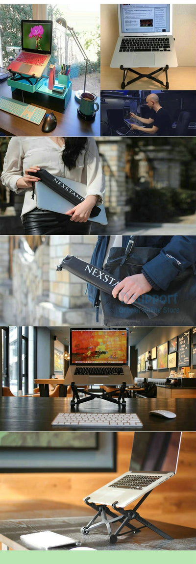 NEXSTAND K2 laptop stand folding portable adjustable laptop lapdesk office lapdesk ergonomic notebook stand