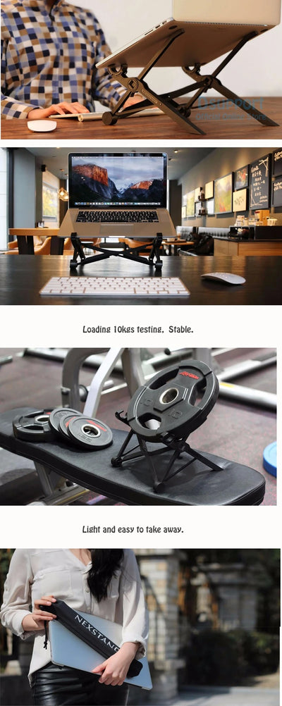 NEXSTAND K2 laptop stand folding portable adjustable laptop lapdesk office lapdesk ergonomic notebook stand