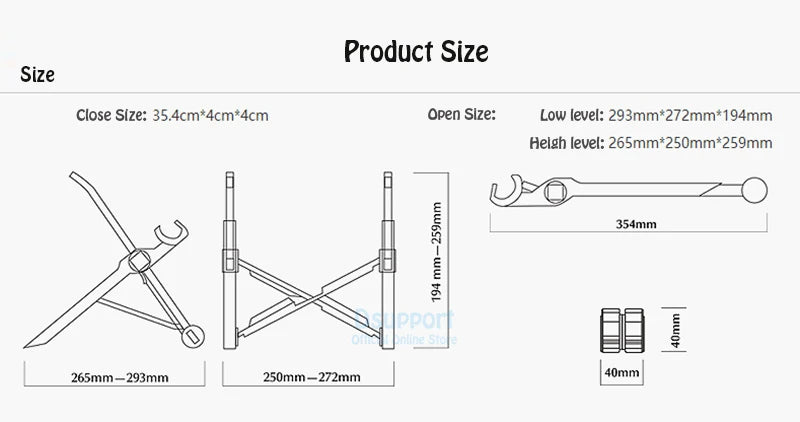NEXSTAND K2 laptop stand folding portable adjustable laptop lapdesk office lapdesk ergonomic notebook stand