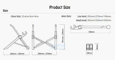 NEXSTAND K2 laptop stand folding portable adjustable laptop lapdesk office lapdesk ergonomic notebook stand