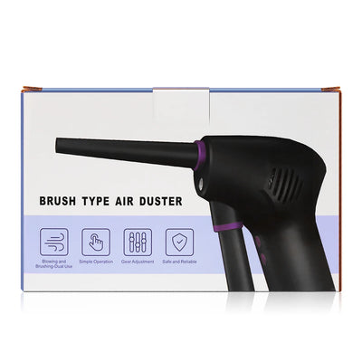 Wireless Air Duster USB Dust Blower Handheld Dust Collector Rechargable Large Capacity Portable for PC Laptop Car Clean Keyboard