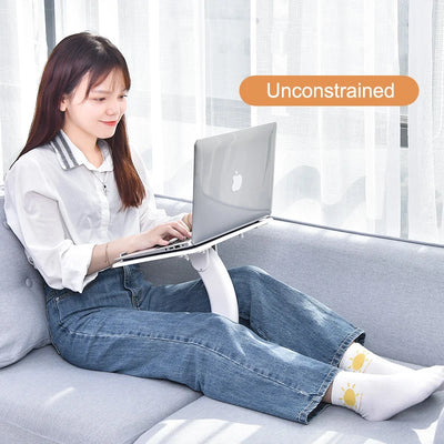 OATSBASF Portable Laptop Stand Notebook Stand Multi Function Desk For Macbook Air Pro Bed Room Reading Desk iPad Cooling Holder