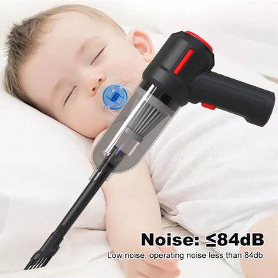 Vacuum Cleaner & Air Blower 2in1 Cordless Mini Air Duster Electric Cleaner Tool for Computer Keyboard PC Piano Pet Laptop