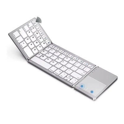 Fold Keyboard Touchpad  Micro Keyboard for IOS Android Windows Tablet Easy To Carry