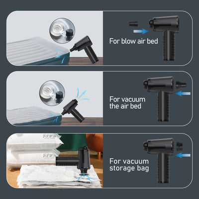 Protable Air Duster for Computer Cleaning 53000RPM Cordless Compressed Air Blower with LED Light for PC computers Keyboard Clean