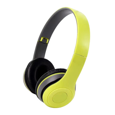 P47 Wireless Over Ear Headset Noise Cancelling Bluetooth-Compatible 5.0 Game Headset Card Mp3 Player Built-in Mic for Smartphone