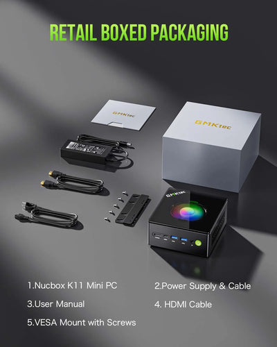 GMKtec K11 Nucbox AMD R9 Gaming Computer