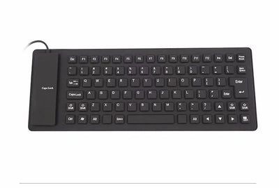 85 Keys Silicon Soft Keyboard USB Plug Play  Wired Gamer Waterproof Russian Keyboard Tablet Desktop Pad PC Tablet