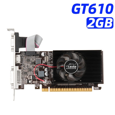 GT730 4GB DDR3 128Bit/64Bit Gaming Video Card with HDMI VGA DVI Port PCI-E2.0 16X PC Graphics Card GT610 1/2GB GPU Display Cards