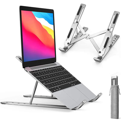 Portable Laptop Aluminium Stand Foldable Notebook Stand For Lapdesk PC Computer Cooling Bracket Laptop Holder
