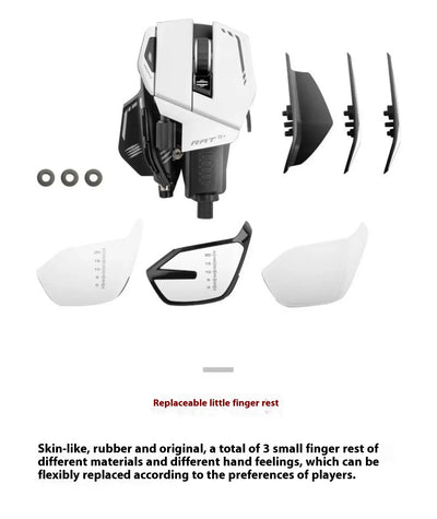 Madcatz Rat8+ Mouseesports Gaming Rat Pro X3 Wired Mechanical Mouse 11 Keys Programming Button Mice Pmw3389 Comfortable Custom