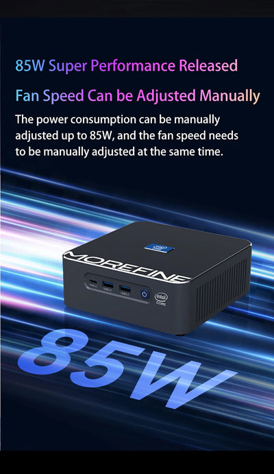 MOREFINE S600 13th Gen Intel  i9 12900HK Mini PC