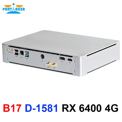 9th Gen Intel Gaming Mini PC Core Xeon D-1581 MSI NVIDIA  Desktop Computer