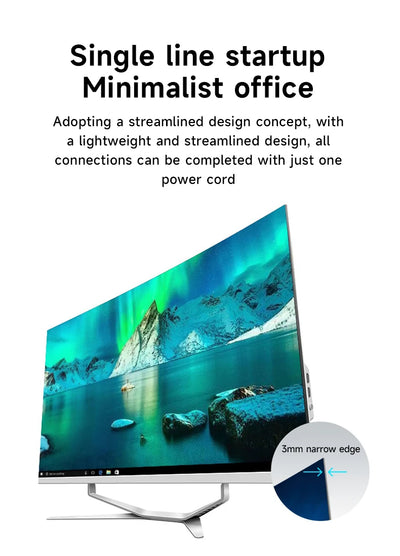 32 inch 1K all-in-one computer (Intel i7-3770S, RAM 16GB, SSD 1024GB, Windows 11 Pro)
