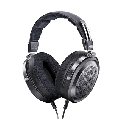 Fiio FT1 Pro Black And Blue Headphones Open Flat Diaphragm Wired Earphones 3.5mm/4.4mm Interchangeable HIFI Custom Headsets
