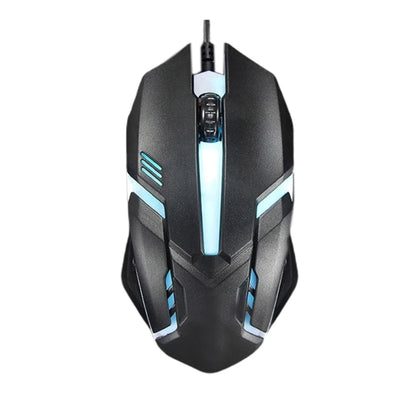 DN59 Mouse Gaming PC Gaming Mice 1000 Adjustable DPI Ergonomic Wired Mouse 7 Color Gradient Light Comfortable Gamer Mouse