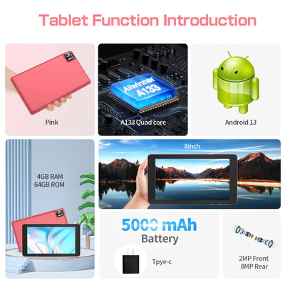 PRITOM 8 Inch Tablet