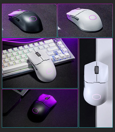 Cooler Master MM712 Wireless Gaming Mouse Three Modes RGB 59G Lightweight 19000DPI Office Mouse Support Bluetooth 5.1