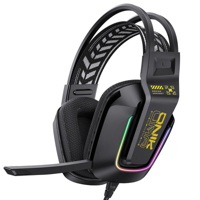 ONIKUMA Wired Over-Ear Headphones - Lightweight, Foldable, Portable, Stereo Bass, Crystal Clear Microphone, Compatible with Smar
