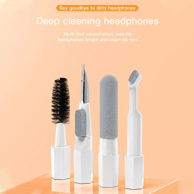 20-in-1 Cleaner Kit Computer Keyboard Brush Earphones Cleaning Pen Screen Cleaning Spray Bottle Cleaning Tools Keycap Puller Set