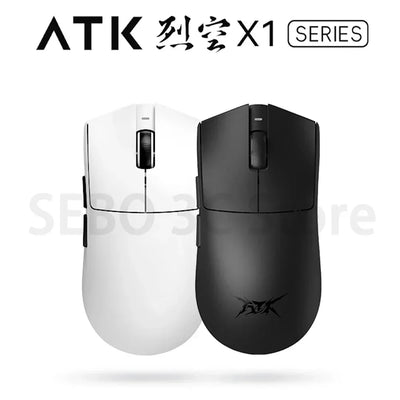 ATK Blazing Sky X1 Pro Max Ultra ULTIMATE Mouse Three Mode Bluetooth Wireless Mouse Paw3950 8K Lightweight FPS E-sports Pc Gamer