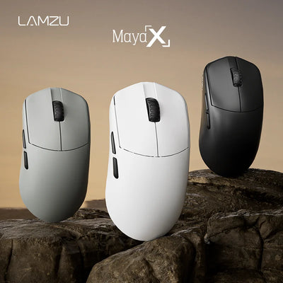 LAMZU MAYA X Gaming Mouse (8K Dongle Included, Web Driver Compatible)