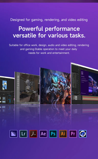 MLLSE K2 Mini AMD Ryzen 7 7735HS Gaming Computer