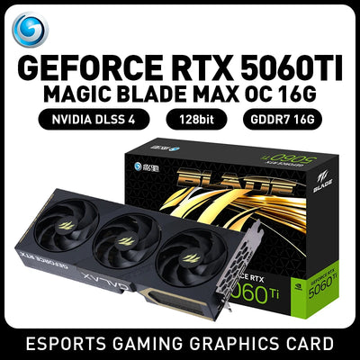GALAX RTX5060Ti MAX OC Gaming Graphics Card 5060ti rtx 5060 ti Desktop placa de video Video Card 128-bit GDDR7
