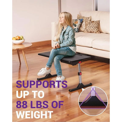 Adjustable Foldable Laptop Desk Bed Table Multifunctional Workstation with Book Stand Storage Drawer Wrist Rest and Angle