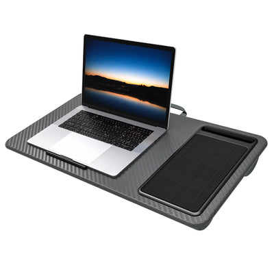 Home Office Pro Lap Desk with Mouse Pad and Phone Holder 21.1x12inch PORTABLE LIGHTWEIGHT