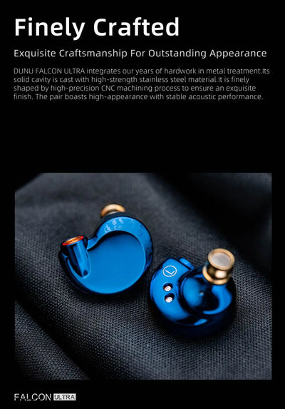DUNU FALCON ULTRA /DYNAMIC DRIVER IEMS/IN-EAR EARPHONE