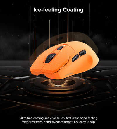 Kysona Uranus Pro Wireless Game Mouse Bluetooth 2.4g Three Mode E-Sports Lightweight Ergonomics Gaming Mouse For PC Gamer Gift