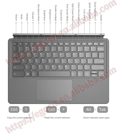 Lenovo Xiaoxin Pad Pro 12.7 2025 Magnetic Keyboard and Stand 2nd Protection Case