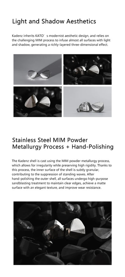 MOONDROP Kadenz Dynamic Driver lEMs In-ear Headphones Wired  Earbuds with Versatile Connectivity and High-Quality Cable