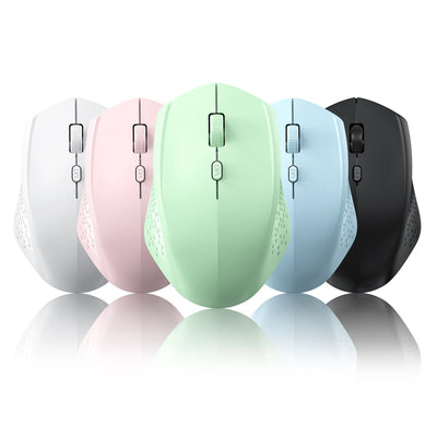 Bluetooth 5.2 Mouse 2.4G Wireless Mouse Dual-Mode Silent Mouse Rechargeable Gaming Mouse 1600DPI For Laptop Computer Win Mac OS