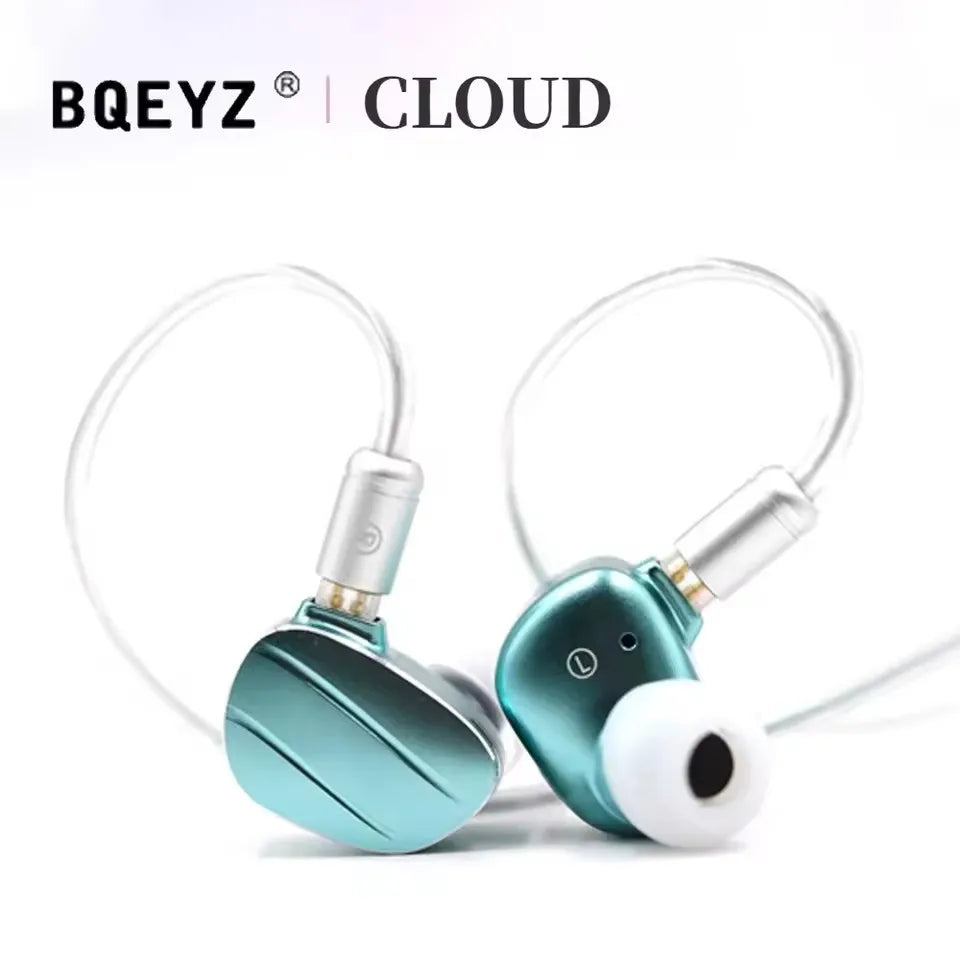 BQEYZ Cloud 10mm LCP Diaphragm Dynamic Driver +Passive Unit In-Ear Monitors Earphone Air-assisted Vibration Circulatlon System