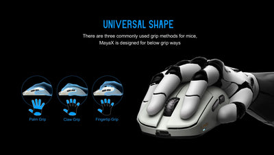LAMZU MAYA X Gaming Mouse (8K Dongle Included, Web Driver Compatible)