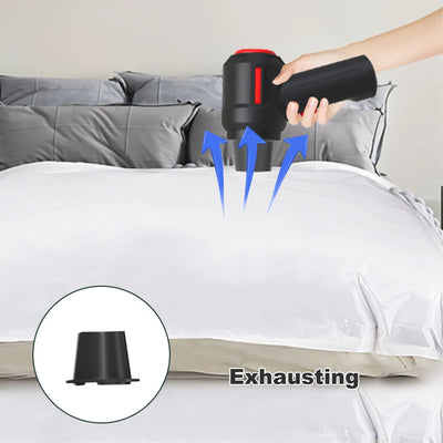 Vacuum Cleaner & Air Blower 2in1 Cordless Mini Air Duster Electric Cleaner Tool for Computer Keyboard PC Piano Pet Laptop