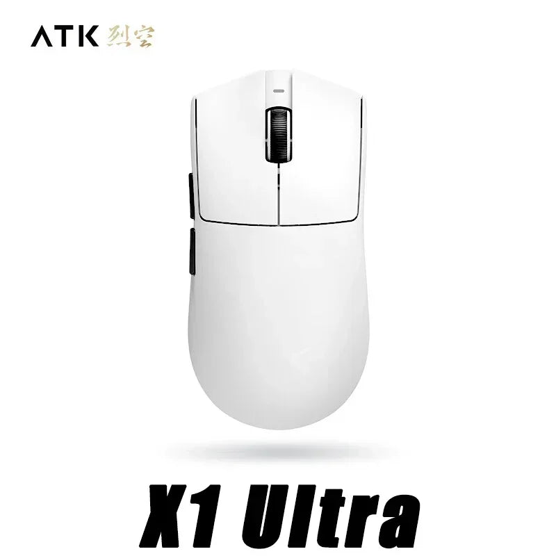 ATK Blazing Sky X1 Pro Max Ultra ULTIMATE Mouse Three Mode Bluetooth Wireless Mouse Paw3950 8K Lightweight FPS E-sports Pc Gamer