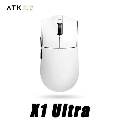 ATK Blazing Sky X1 Pro Max Ultra ULTIMATE Mouse Three Mode Bluetooth Wireless Mouse Paw3950 8K Lightweight FPS E-sports Pc Gamer